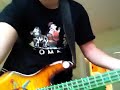 double note octave technique on bass