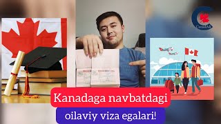 Kanadaga navbatdagi oilaviy viza! Muborak bo’lsin. Boshqalarga ham nasib qilsin.