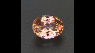 Peach Oval Fancy Tanzanite Gemstone 2.20 Carats