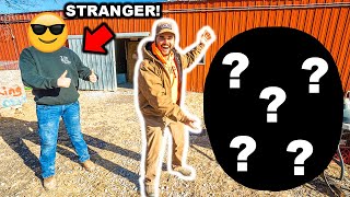 STRANGER Picks My NEW Farm ANIMAL at the AUCTION!!! (Bad Idea)