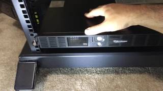 Adding a Cyberpower Rackmount UPS to the Home Lab