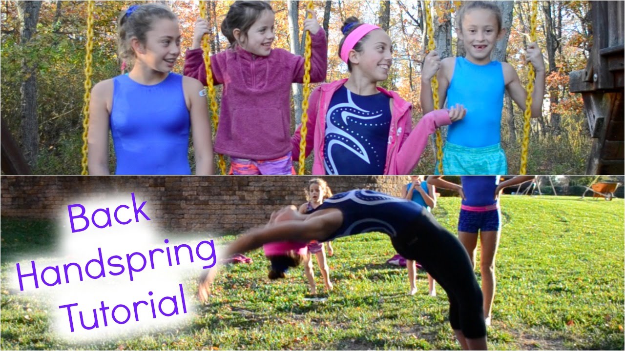 How To Do A Back Handspring Youtube