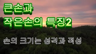 손금 큰손과 작은손의 특징2 손의 크기는 성격과 적성