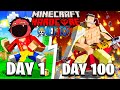 I Survived 100 days In One Piece Minecraft...This is what happened