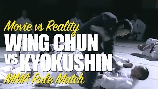 Wing Chun vs Kyokushin Whitebelt MMA Fight
