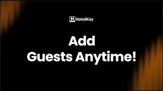 Smart Kiosk Guest Management | Hotel Check-In