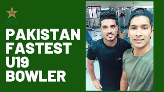 #pakistanu19 #cricket #fastbowling #futurestars Fastest Bowler of Pak U19