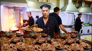 Uzbek street pilaf with 1200 kilocalories | Wedding plov in Tashkent | kayfiyat taom