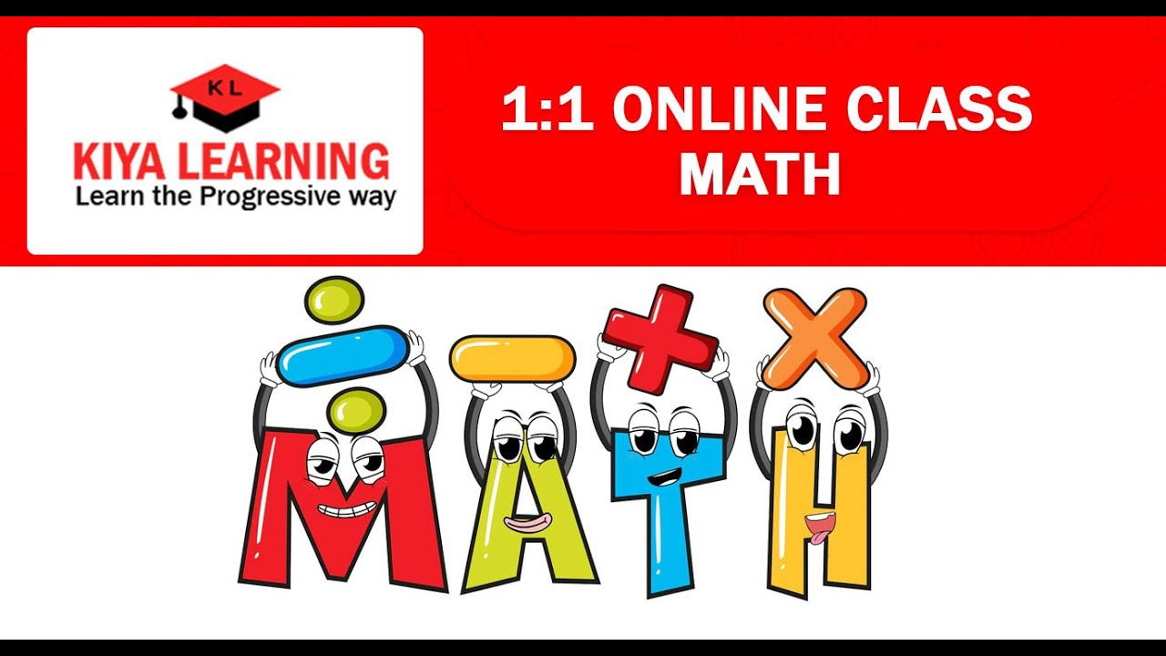 Basic Maths For Kids Kiya Learning Online Classes Youtube