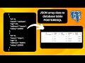 save JSON array data directly to database table POSTGRESQL tutorial