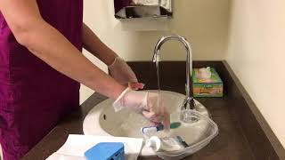 Cleaning Dentures - Nursing Skills
