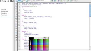 {Web-D 36} 3 column layout with a header