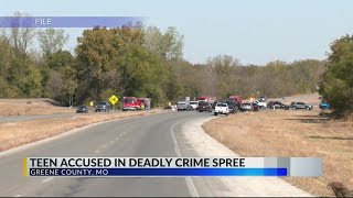 Greene County teen accused in deadly crime spree in Missouri, Oklahoma