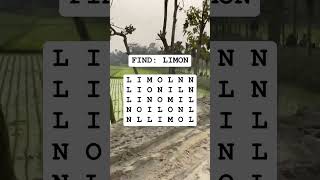 Observation Visual Test: 5 Seconds For You To Spot  LIMON. Try Your Skills!  #search #puzzle #shorts