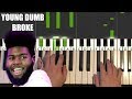 Khalid - Young Dumb & Broke (Piano Tutorial Lesson)