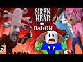 ESCAPE SIRENHEAD & BAKON! Double ROBLOX Game w/ FGTeeV Duddz & Lex