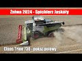 Claas Trion 730 na pokazie polowym w Spichlerzu Jaskóły