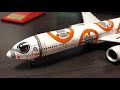 【飛行機模型】全日空商事モデルプレーン開封　boeing777 300er ja789a 1 200　nh20094 starwars bb 8　model plane　「飛行機模型1 200」