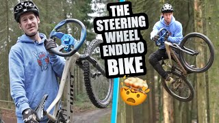 THE STEERING WHEEL ENDURO BIKE - WILL IT SURVIVE THE BIKE PARK?