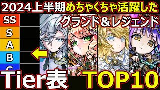 【コトダマン】#1893 2024年上半期めちゃくちゃ活躍したグランド＆レジェンドTier表　TOP10【キャラランキング】