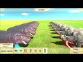 RHINOCEROS vs HIPPOPOTAMUS Battle - Animal Revolt Battle Simulator #55