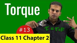 Physics Class 11 Chapter 2 - Lecture 13 | Torque & Its Direction - Right Hand Rule - Moment of Force