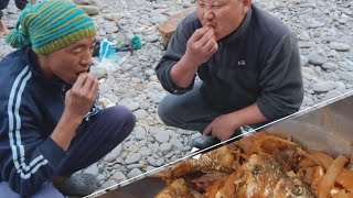 Fishing in the Zingki,river| kiphire