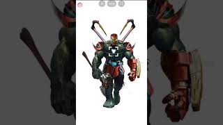 #ironman + #hulk + #thor  + #spiderman =🔥#shorts #marvel #mcu #fusion