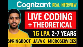 🔔Cognizant Java Developer Interview | 2–7 Years | Spring Boot | Microservices | Live Coding + Theory