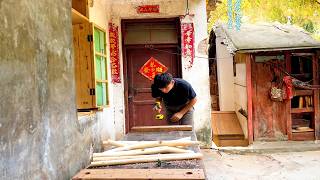 Old house renovation ~ I painted the floor and made a wooden table in the past few days // manxialai