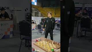 Don't disturb Magnus Carlsen when he is watching a game #shorts