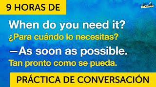 9 HORAS de práctica de diálogos de conversación en inglés