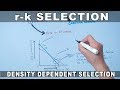 r-k Selection | Density Dependent Selection