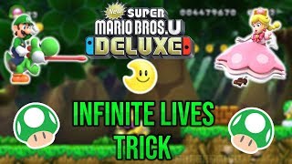 How to get Infinite Lives in New Super Mario Bros U Deluxe