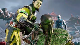 Mortal Kombat 1 Shang Tsung Kills Shao Kahn Scene MK1 (2023)