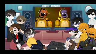 FNaF AUs react to [AU D01-F] (DSaF) - play at 2X speed