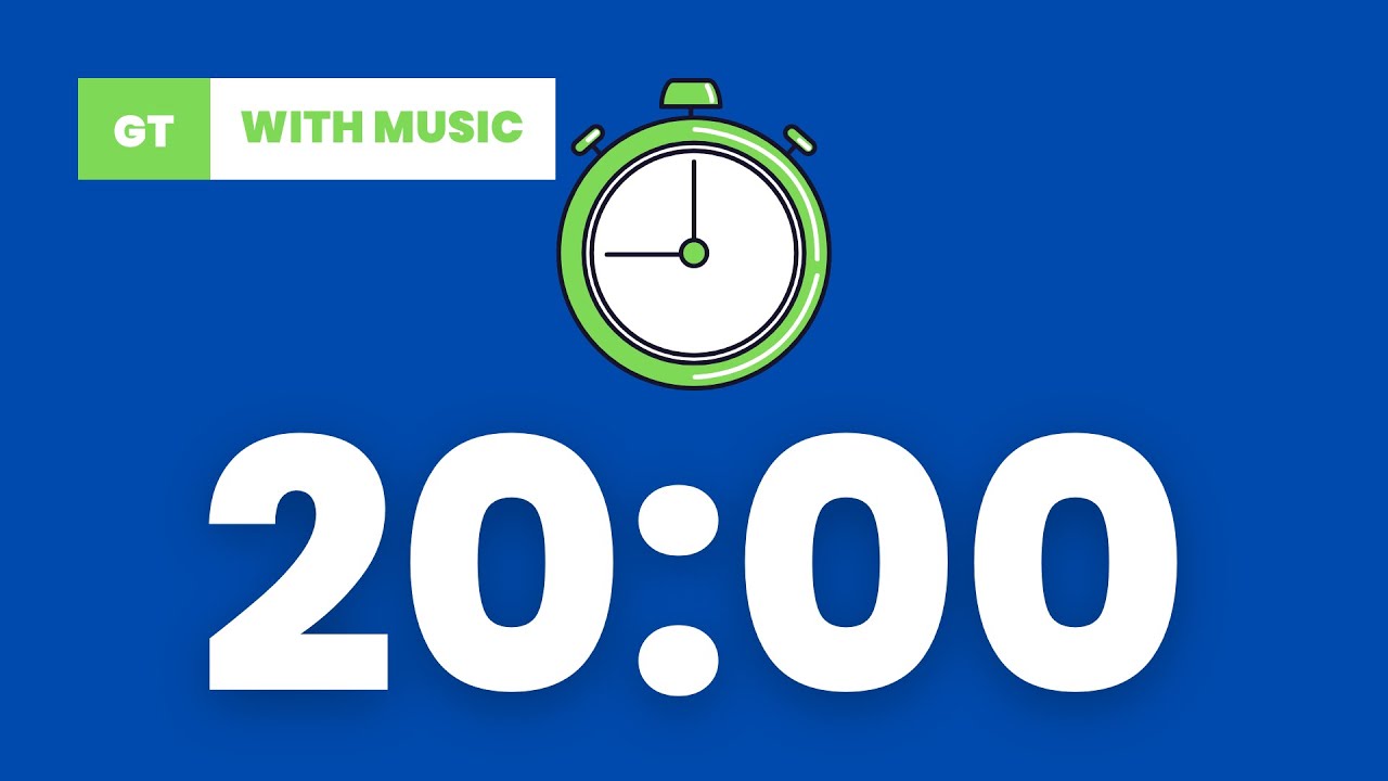 30 Second Interval Timer 20 Minutes With Music Youtube