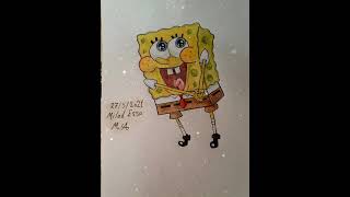 تعلم رسم سبونج بوب(SpongeBob)مع الخطوات