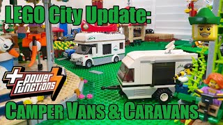 LEGO City Update - Power Functions Camper Vans \u0026 Caravans 60057 60117 🎢🎡🎠🏹