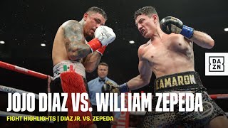 STATEMENT VICTORY | JoJo Diaz Jr. vs. William Zepeda Fight Highlights