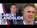 Labor's landslide victory in South Australian election | 9 News Australia