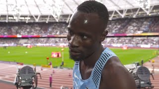 WCH 2017 London - Nijel Amos BOT 800 Metres Heat 5