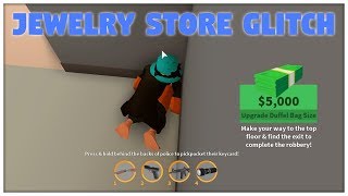 How To Glitch Through Jewelry Store In Jailbreak Roblox Easy - roblox jailbreak how to rob jewelry store fast simple