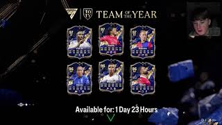 🔴EAFC25 Ultimate Team TOTY ATTACKERS FULL PACK OPENING #TOTY #Teamoftheyear