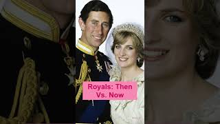 The Royal Family: Then vs. Now  #shorts