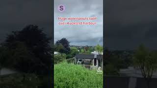 Two huge #waterspouts were spotted off Auckland’s coastline, near Takapuna and Piha