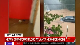 Heavy downpours flood Atlanta communities