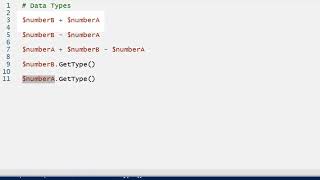 PowerShell - Basic Data Types