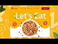 Responsive Pizza Website Design Using HTML & CSS Only | Restaurant Website Design