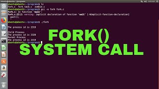 Introduction to Fork system call | zombie process | operating system concepts